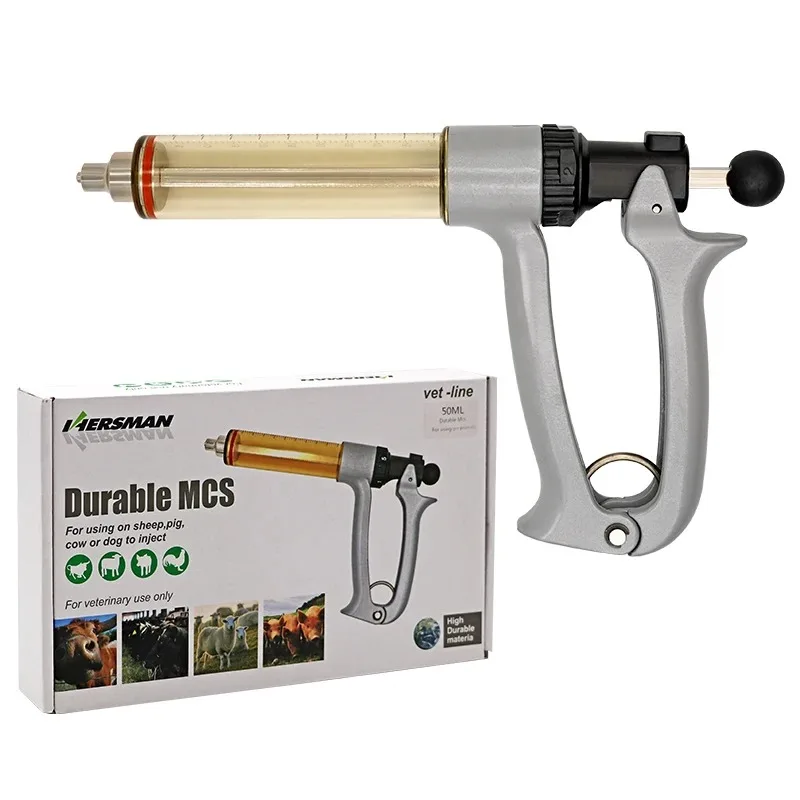 Veterinary Syringe Gun - 25/50ml Semi-Automatic Veterinary Continuous Syringe Animal