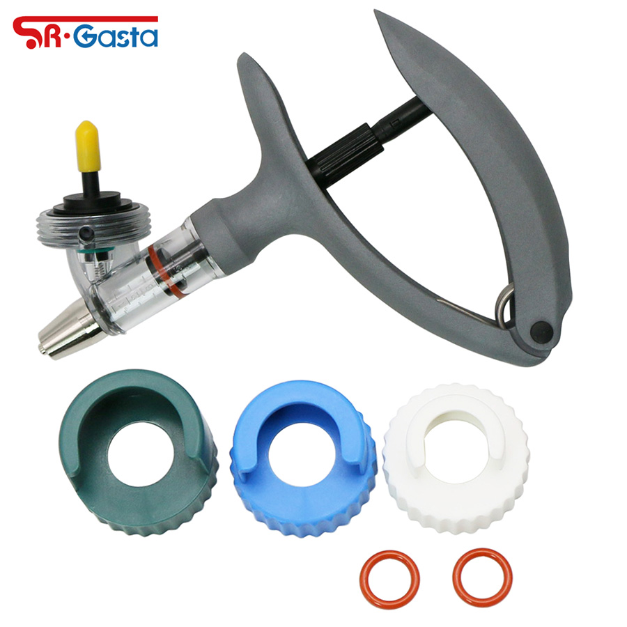 Veterinary Syringe Gun - 1ml/2ml/ 5ml Livestock Continuous Injection Syringe