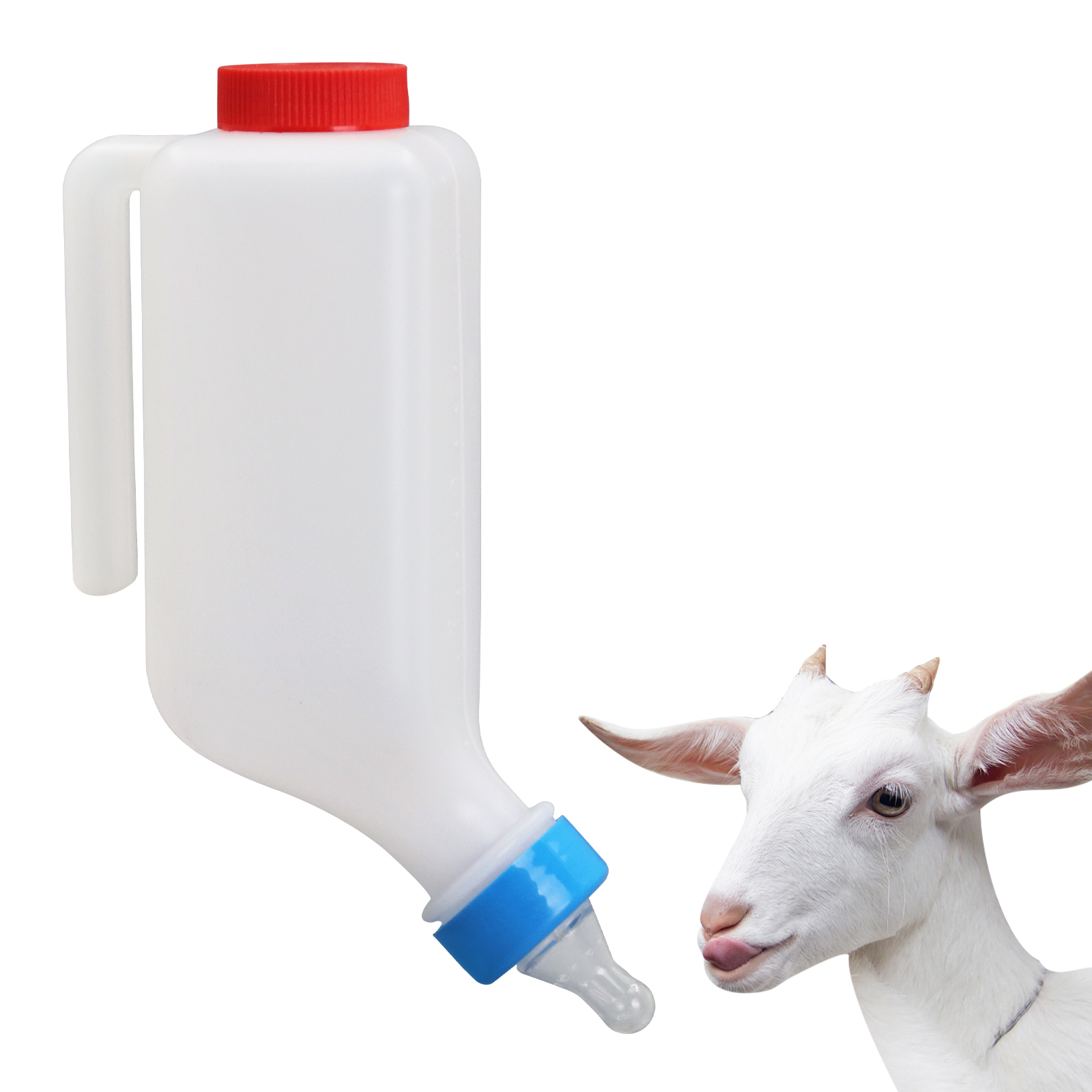 Veterinary Syringe Gun - 500ML/800ML Hangable Lamb Milk Bottle Small