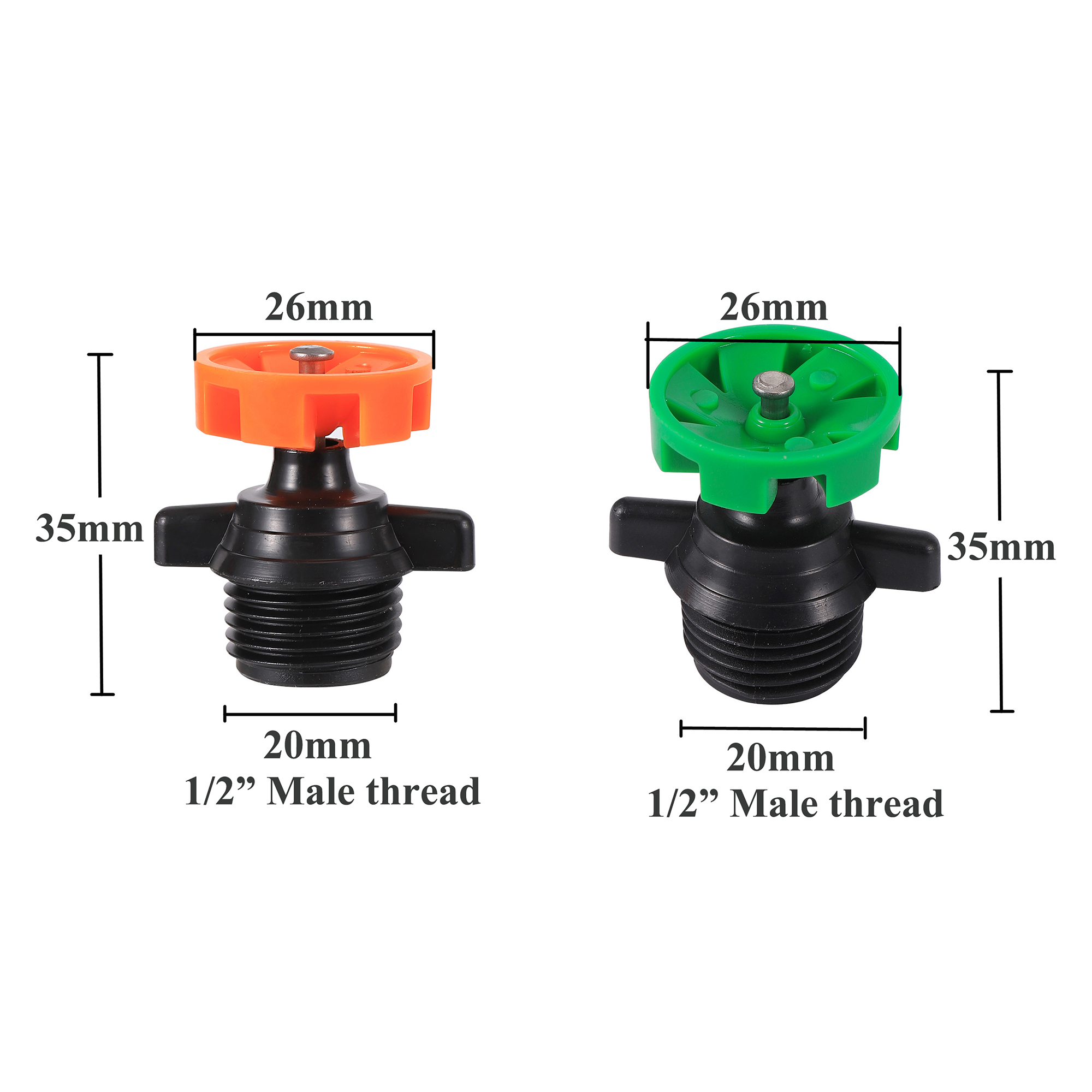 10Pcs Garden Sprinkler 360° Ro - Agriculture Farming Systems review and price