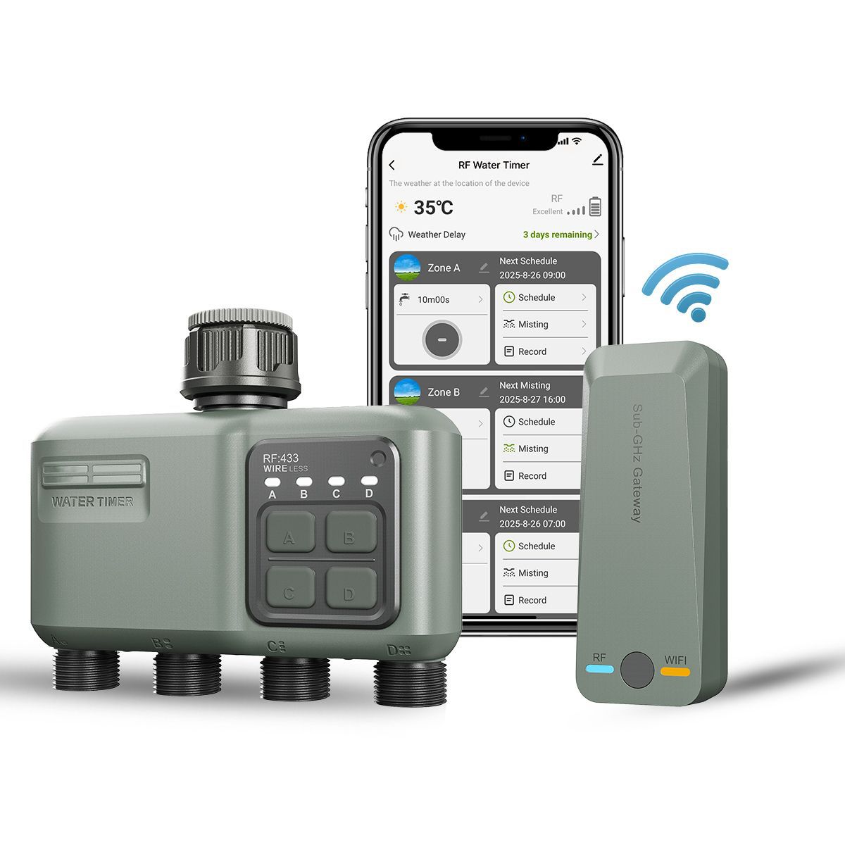 Smart 4-Zone Wireless Water Ti - Farming Zone review and price
