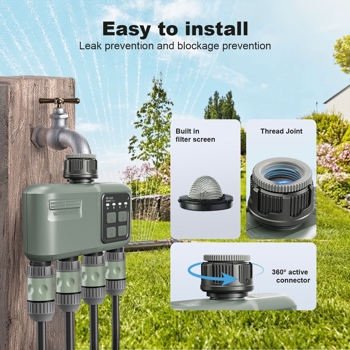 Smart 4-Zone Wireless Water Ti - Farming Zone review and price