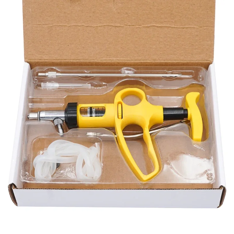 1 Pc Livestock Continuous Inje - Veterinary Syringe Gun review and price
