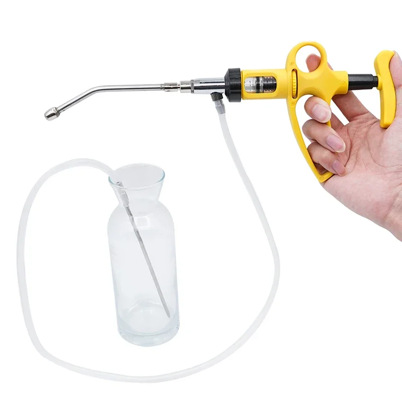 1 Pc Livestock Continuous Inje - Veterinary Syringe Gun review and price
