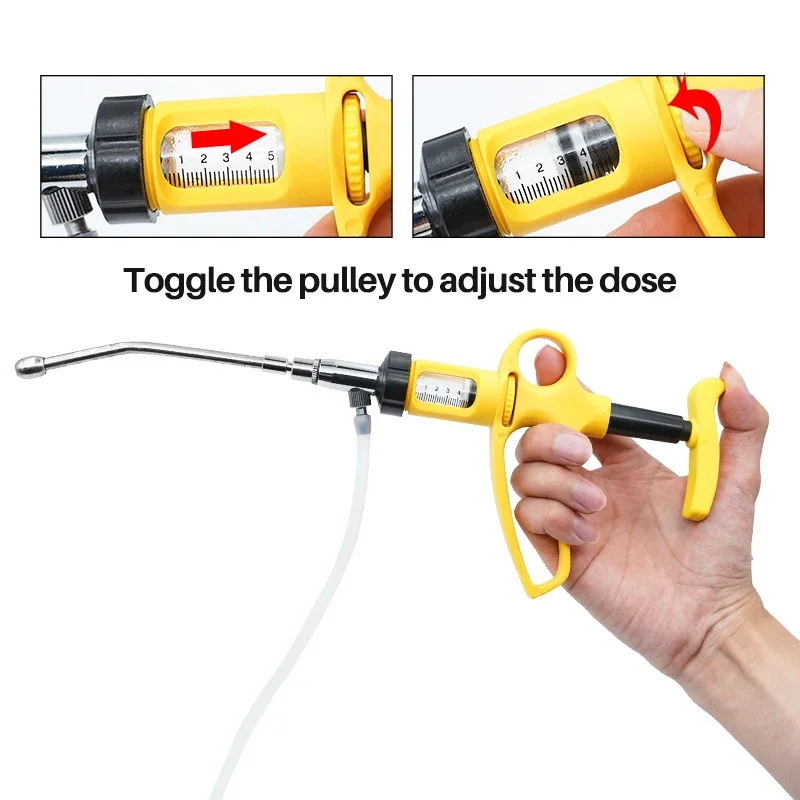1 Pc Livestock Continuous Inje - Veterinary Syringe Gun review and price