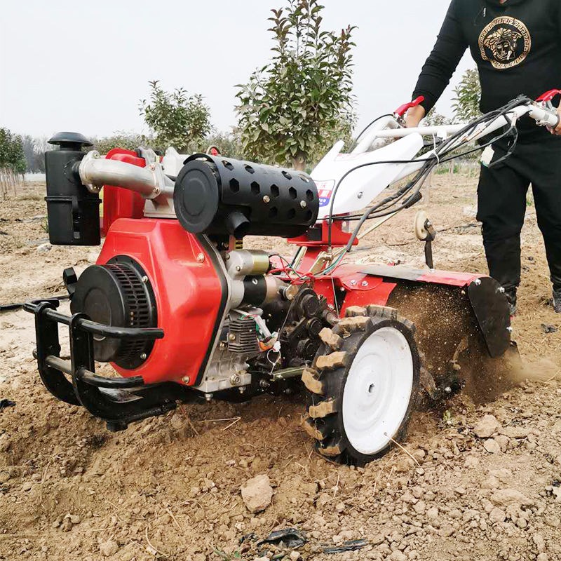 Rotary Tiller Walking Farm Tra - Agriculture Farming Tractor review and price