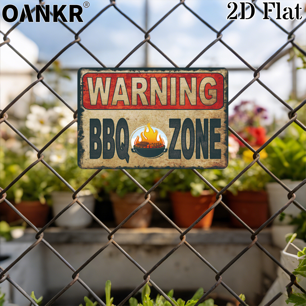 Vintage Warning Poster Metal T - Farming Zone review and price