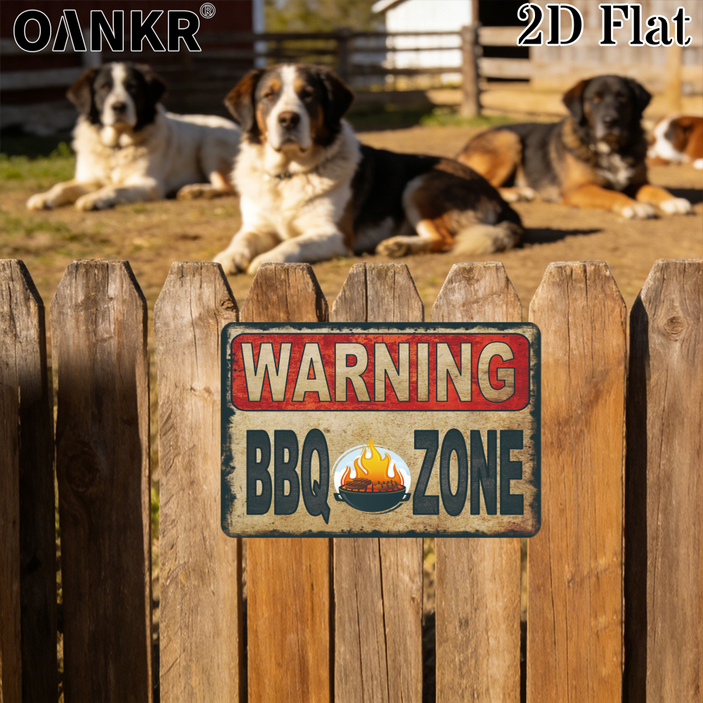 Vintage Warning Poster Metal T - Farming Zone review and price