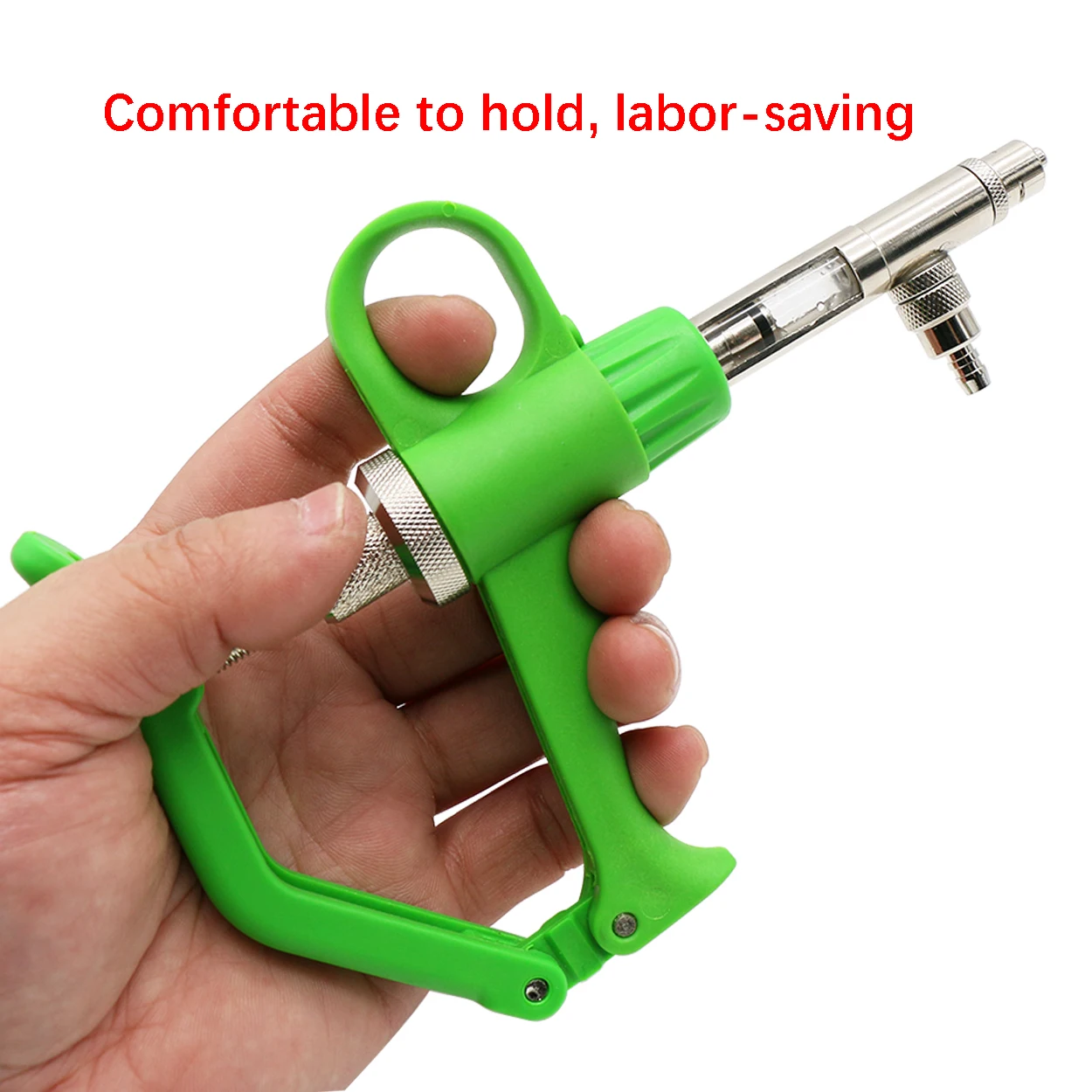 1Pc 1/2ml Automatic Syringe Po - Veterinary Syringe Gun review and price