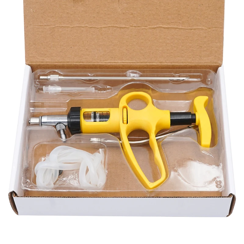 1 Set 5Ml/10Ml Adjustable Cont - Veterinary Syringe Gun review and price